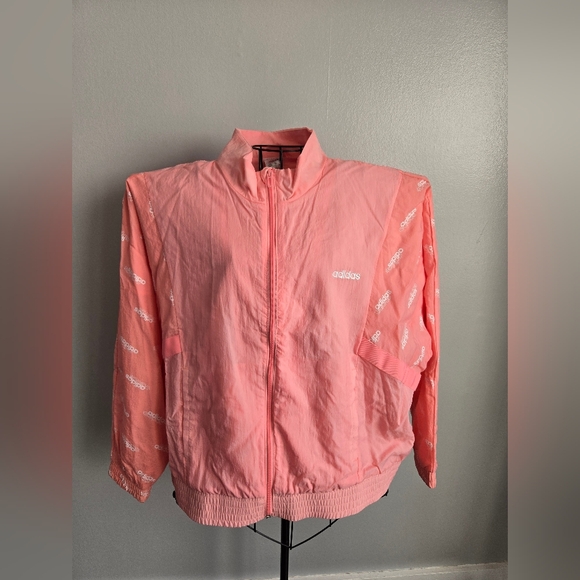 Adidas Pink Women's Athletic Track Jacket - Picture 2 of 10